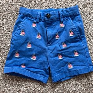 Vineyard Vines boys blue American flag patriotic shorts 4T